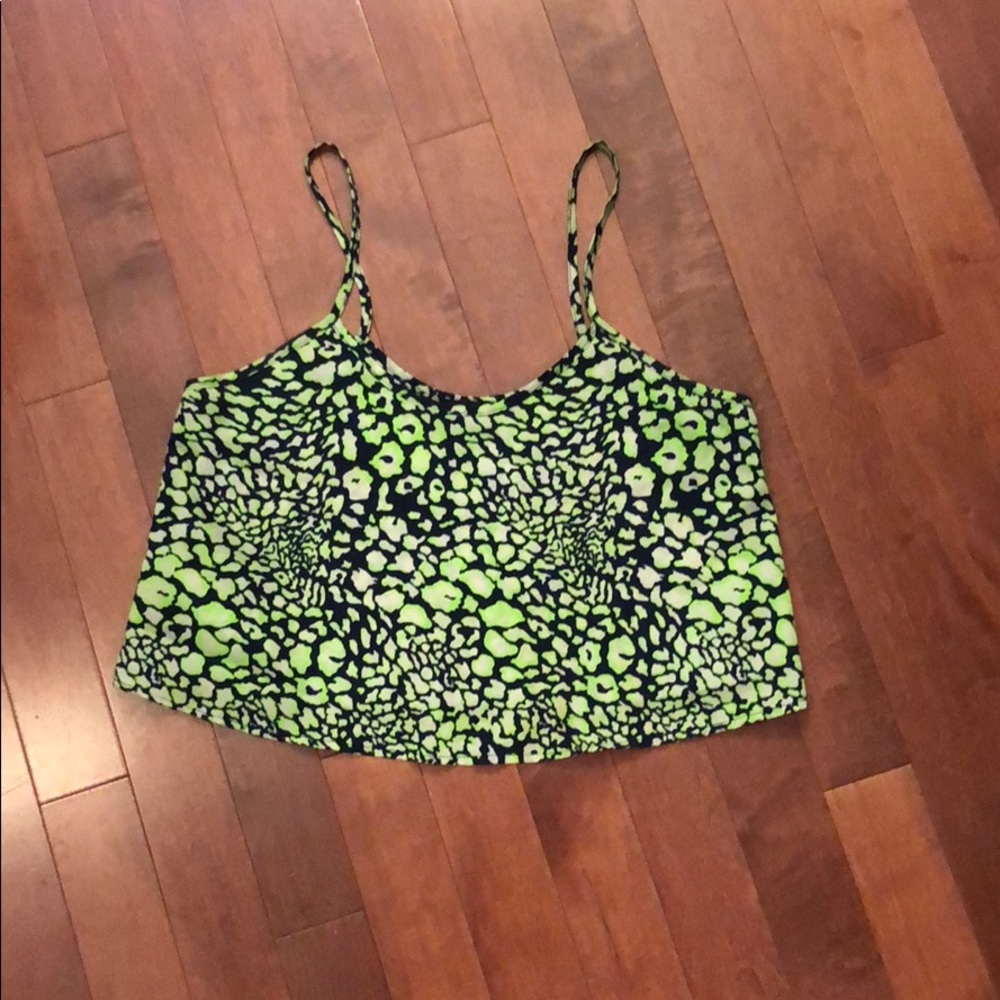 Top shop patterned camisole cropped